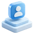 A 3D candidate avatar icon representing Hire