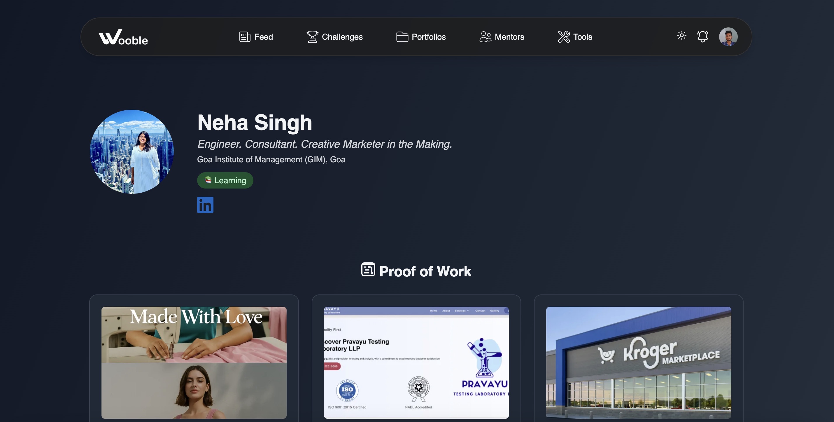 Portfolio Builder Preview