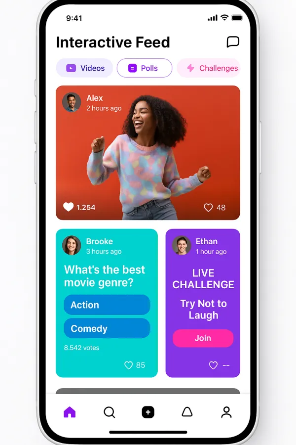 Gen Z Social App Redesign