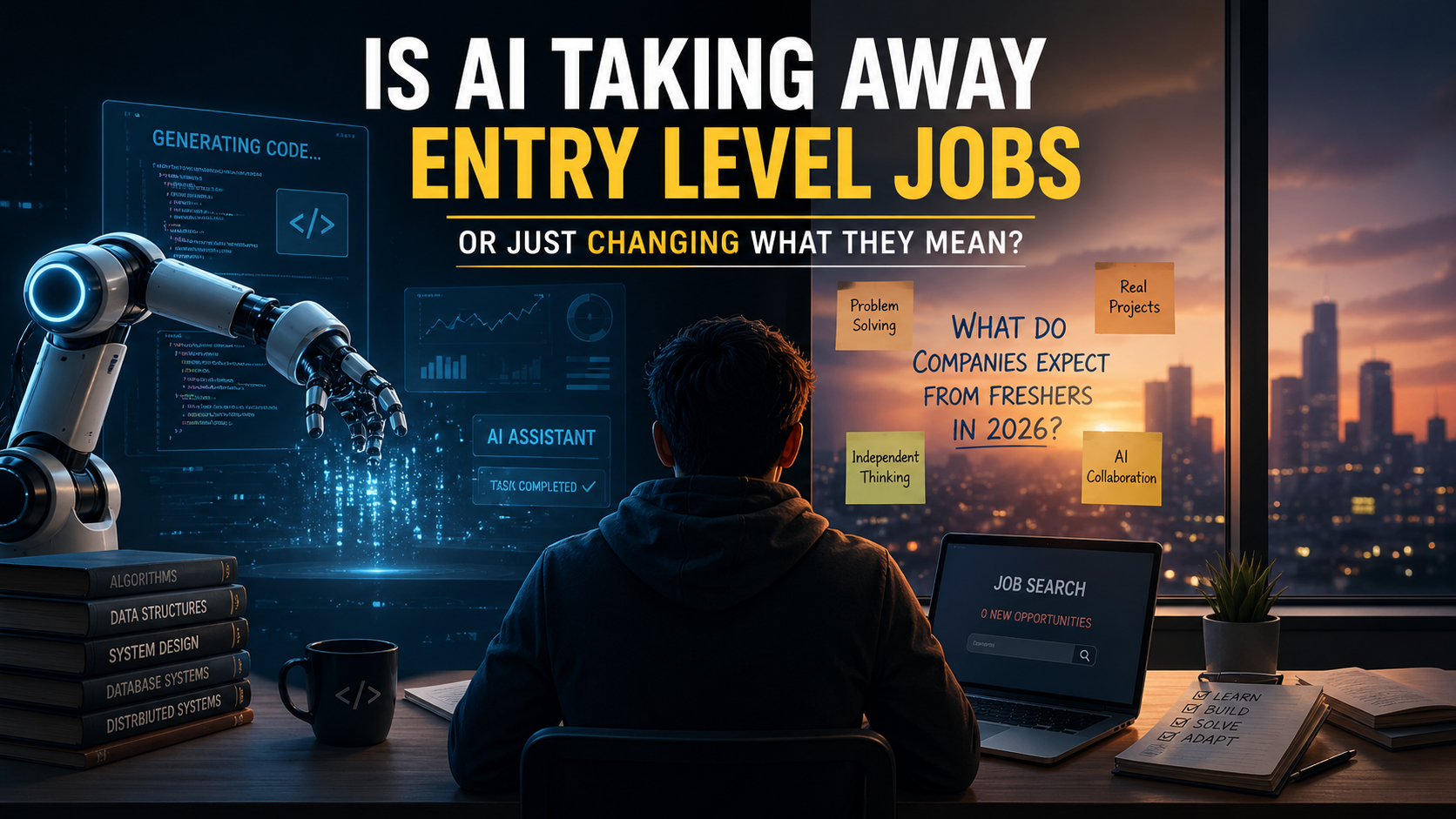 Is AI Actually Taking Away Entry Level Jobs in 2026 Or Just Changing What “Entry Level” Means ?